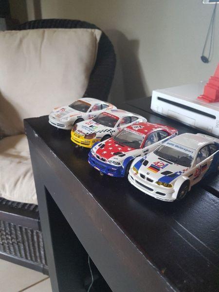 Ninco slot car ( Scalextric ) 2 sets as combo Porsche GT MAX and M3 Racing and Kit3 Carrera Scx