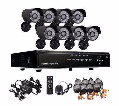 (Brand New) 8 Channel CCTV Kit + Remote Viewing 1200tvl CCTV - 073 888 5161