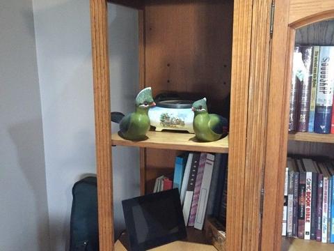 TV, book and shelf cabinet