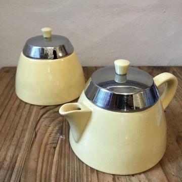 Retro Mini Teapot & Sugar Bowl
