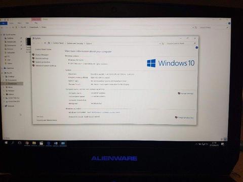 Alienware 15 i7-4720 2.5 Ghz GTX 980m(4gb) 8 GB RAM, 500 GB M.2 SSD + 1TB HDD -- Good condition