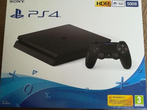 Unopened 500 GB PS4 for sale