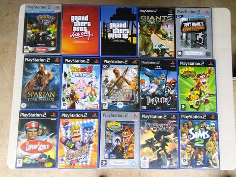 Ps2 games for sale updated on 080418