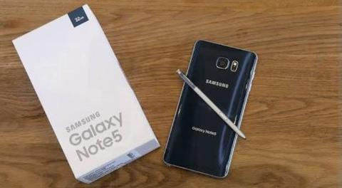 SAMSUNG GALAXY NOTE 5 BLUE IN THE BOX - TRADE INS WELCOME (0768788354)