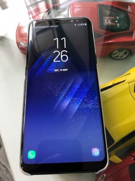 Samsung Galaxy S8 64gb midnight black R6200