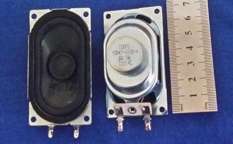 USED JIEFU SPEAKERS - 8 Ohm 8 Watt 2.75 x 1.6 Inch 7 x 4 cm Oval - Pairs of Replacement Loudspeakers
