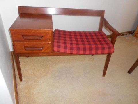 Retro Two-drawer Telephone/Hall Table : Great Condition