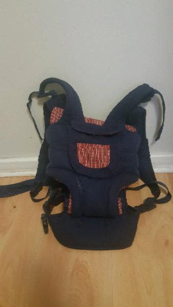 Navy blue baby carrier