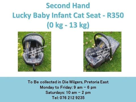 Second Hand Lucky Baby Infant Cat Seat (0 kg - 13 kg)