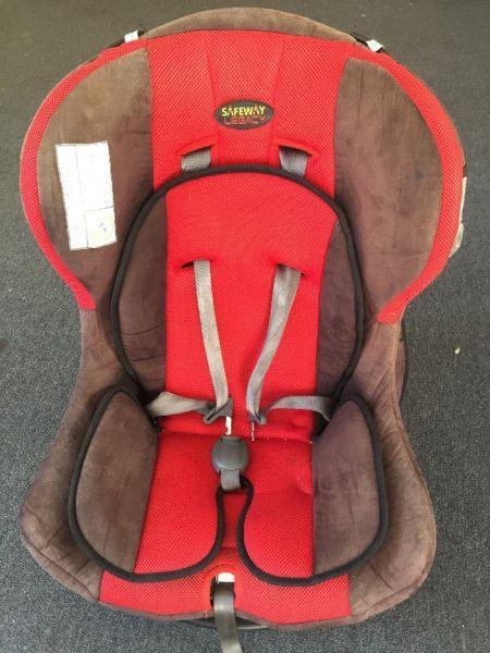 Safeway Legacy red car seat
