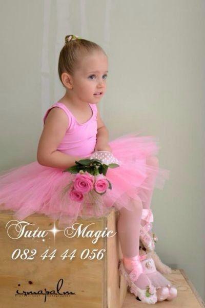 BALLERINA TUTU SKIRTS, LEOTARDS AND DECORATED BALLET SLIPPERS