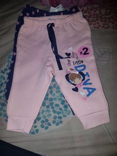 Baby girl trackpants (6-9 months) New From Edgars R100