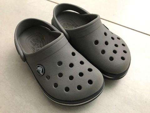 Boys Crocs (2 pairs) and Shoe Bundle Size 9