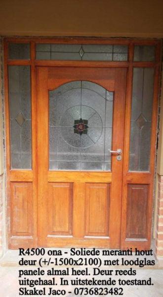 Meranti Front Door