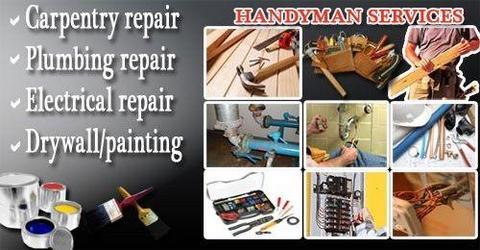 HANDYMAN & MAINTENANCE SERVICE FOR HOUSEHOLD & COMMERCIAL- NO CALL OUT FEE