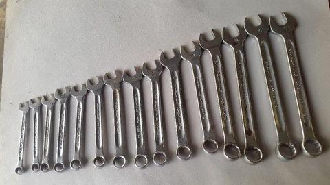 STAHLWILLE OPEN-RING SPANNER SET