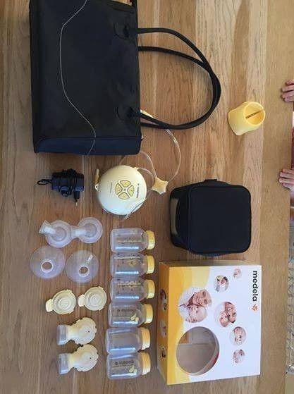 Medela Swing Maxi Double Electric Pump with carrier bag and cooler bag