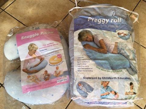 Snuggle Time Preggy roll and Breastfeeding pillow