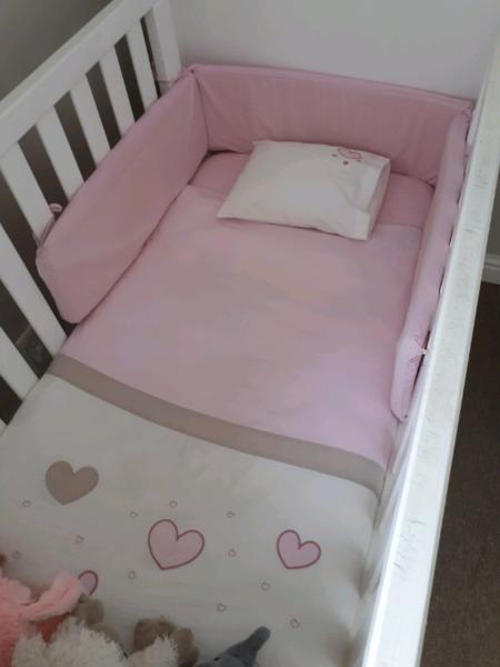 Baby Girl cot linen