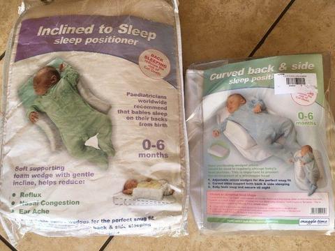 Snuggle Time Sleep positioner and Inclined sleep positioner