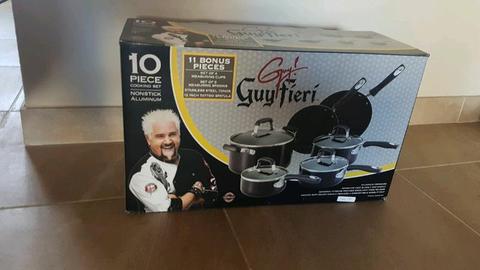 Guy Fieri Cookware set Brand new still sealed in box