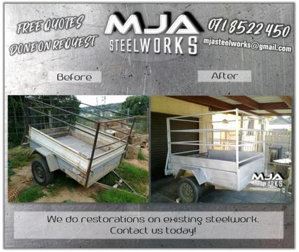 Restorations of steelwork done by MJA Steelworks