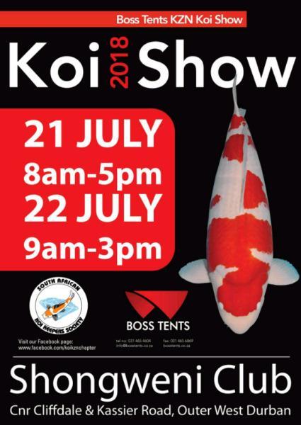 KZN KOI SHOW 21/22 JULY