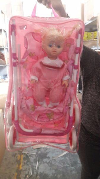 Brand New Dolls Prams with doll