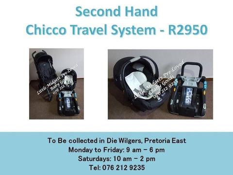 Second Hand Chicco Travel System