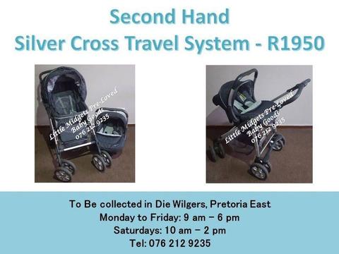 Second Hand Silver Cross Travel System