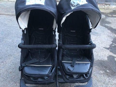 Twin baby pram for sale