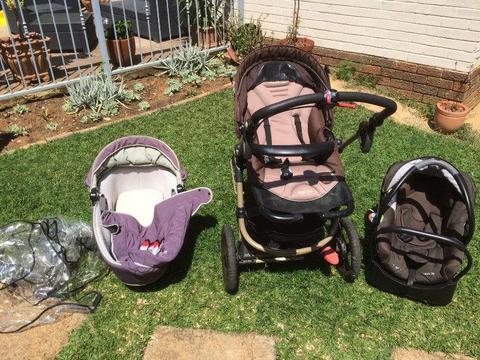 BEBE CONFORT FULL TRAVEL AND STROLLER SYSTEM (5 PIECES)