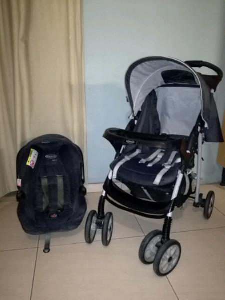 GRACO PRAM AND CAR SEAT FOR SALE