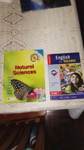 Grade 7 text books for sale