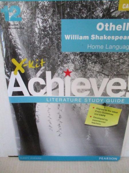 X-KIT Achieve! Literature Study Guide;Othello(CAPS) 12 English Home Language
