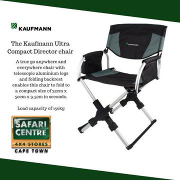 Safari Centre Cape Town - Kaufmann high quality camping chairs - Compact Directors Chair