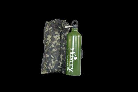 Outdoor camping and hiking filter bottle