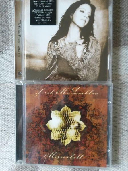 2 Sarah McLachlan CDs R180 negotiable for both