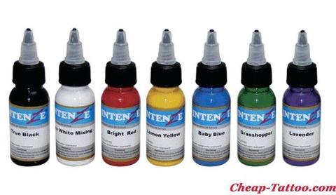 New Set of 7 Colors- Tattoo Ink