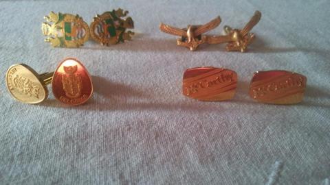 Cufflinks (Gold and Silver plated R50 a pair)
