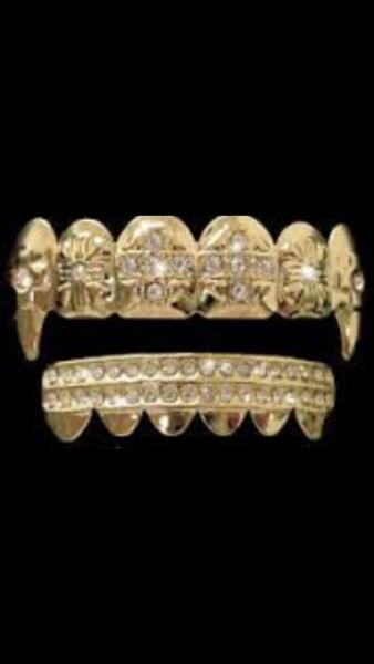 GOLD ICED OUT GRILLS