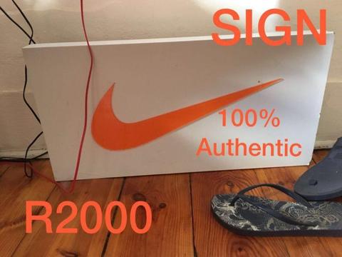 Nike Store Sign 100% Authentic - Rare