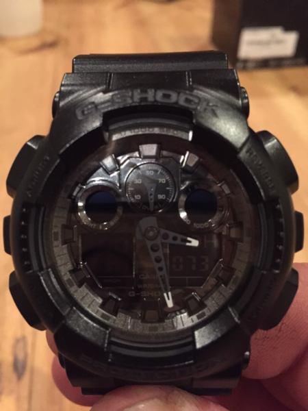 Casio g shock GA-100CF-1ADR watch