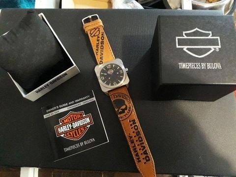 Harley Davidson bulova watch
