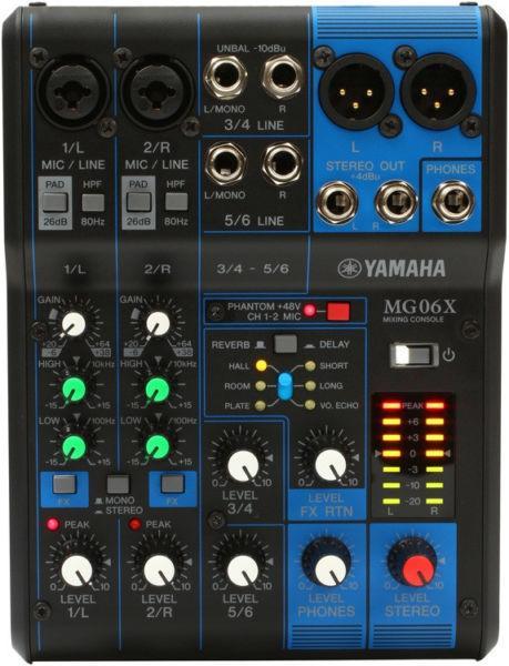 YAMAHA MG06X audio Mixer,NEW STOCK!
