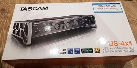 Tascam 4 channel USB recording Interface