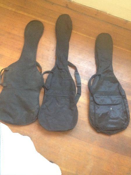 Electric Guitar Bags 3 Soft Carry Bags 2 Hand & Shoulder Carry 1 Had & BackPack Carry