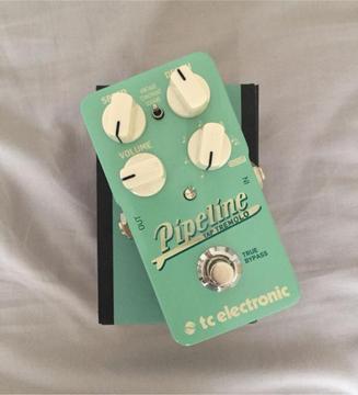 Tc electronic pipeline tremolo guitar pedal