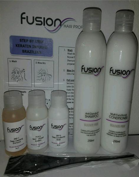 FUSION Brazilian 50ml DIY Kit R350+ 250ml Sulfate Free Shampoo and Conditioner
