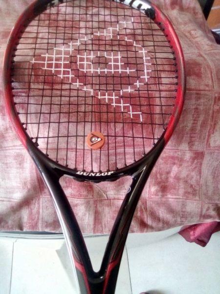 DUNLOP BLACKSTORM TENNIS RACQUET - 6 months old BRAND NEW